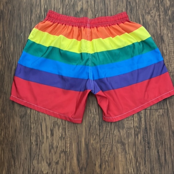Uzzi active wear rainbow shorts swim gay pride - Picture 8 of 10